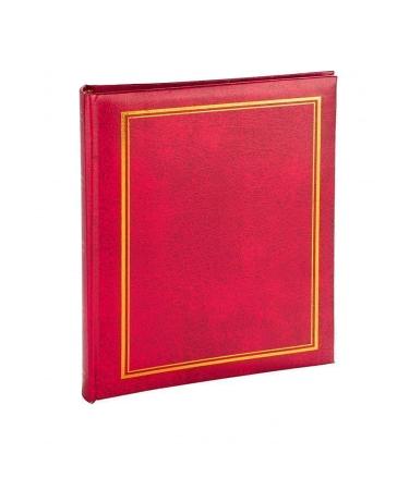 Classic 6x4 Photo Album - Easy to Fill Slip in Method & Book Bound Fotoalbum | Store 100 Pictures in a Traditional & Timeless Design Photograph Album | Gift Idea for Family & Friends 100 Pictures Red