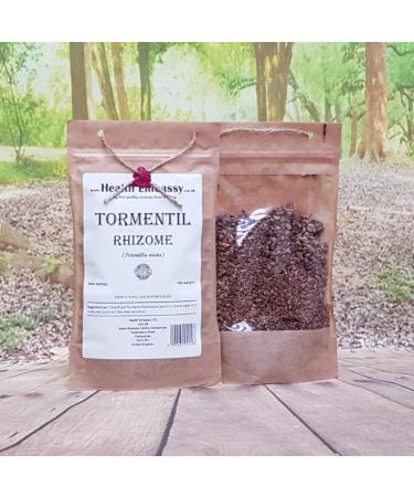 Tormentil Rhizome (Potentilla Erecta - Tormentillae Rhizoma) / Tormentille Rhizome - Health Embassy - 100% Natural (100g) - Buy Online on GoSupps.com