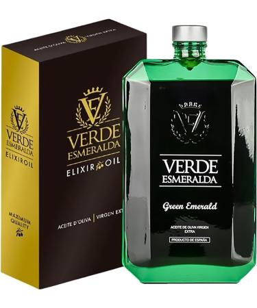 "Verde Esmeralda - Aceite by Oliva Virgen Extra - Picual 500 ml (500 ml Green Emerald) (500 ml Green Emerald) - Buy Online on GoSupps.com