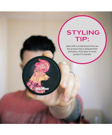 BluMaan Men's Hybrid Styling Cream Clay - Matte Finish | Light to Medium Hold | 2.5 oz - Buy Online on GoSupps.com