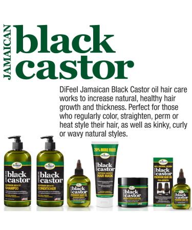 Difeel Superior Growth Jamaican Black Castor Shampoo & Conditioner Gift Set | 12 oz | 2-PC Boxed Set - Nourish & Strengthen Hair - Buy Online on GoSupps.com