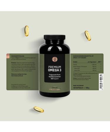  Vitabaum Vitabaum Omega-3-40/30 Premium EPA/DHA in Triglyceride Form - Optimal Bioavailability - 120 Softgels - 4 Month Supply - Gluten-Free Lactose-Free - Buy Online on GoSupps.com