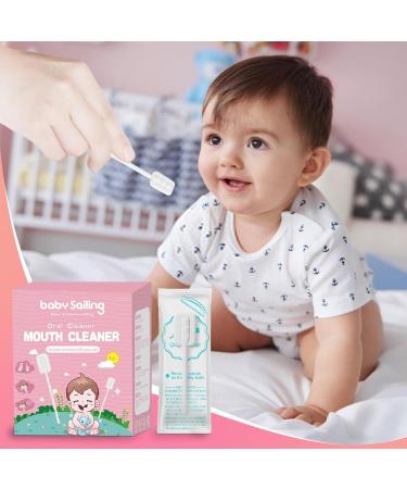 Mouth Cleaner for Babies - 30 Pieces Tongue Cleaner & Portable Toothbrush | Flexible Oral Care for Infants - Buy Online on GoSupps.com