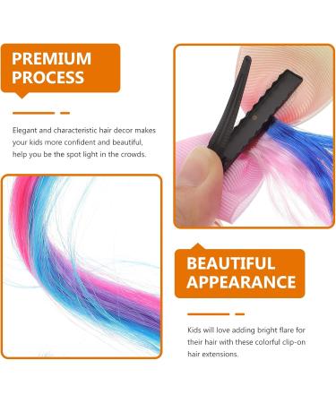 Hair Accessories for Girls Bulk Unicorn Wigs for Hair Extensions Clips 3PCS - Buy Online on GoSupps.com