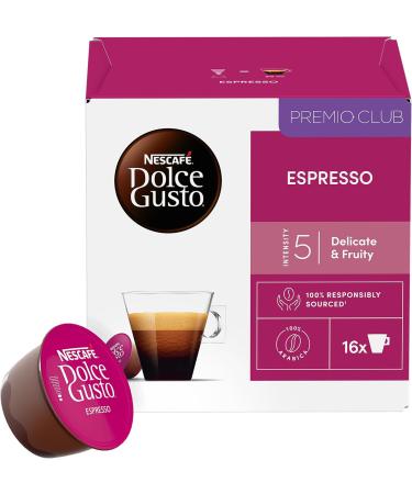  NESCAFE DOLCE GUSTO Nescaf Dolce Gusto Espresso - Coffee - 96 Capsules (Pack of 6 boxes x 16) - Buy Online on GoSupps.com