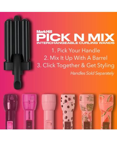 Mark Hill Pick N Mix Curling Iron - Mermaid Waver Barrel 21mm - Black | International Shipping Available - Buy Online on GoSupps.com