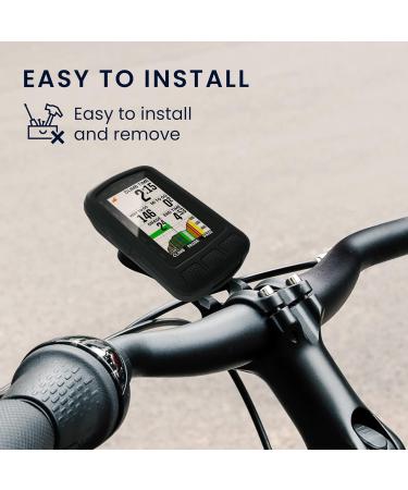 kwmobile Silicone Case for Wahoo Elemnt Roam V2 - Black Protective GPS Bicycle Cover - International Shipping Available - Buy Online on GoSupps.com
