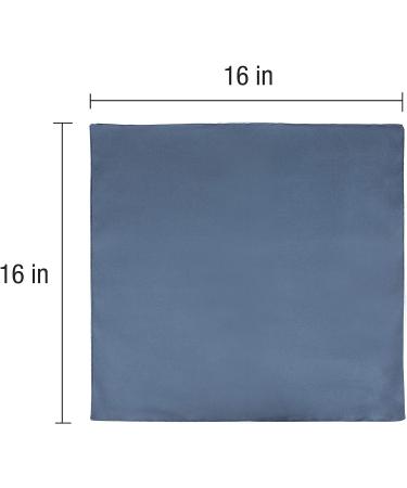 CleanAide Suede Microfiber Cloth Towel 16x16 Inches Blue - 12 Pack - Buy Online on GoSupps.com