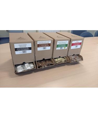 Sucre blanc en sachets individuals 1000 pieces 3g. Monodosis en film de protection 100% recyclable - Buy Online on GoSupps.com