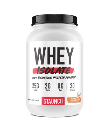 Staunch Whey Isolate (Mum's Pumpkin Pie) 2 LBS - Whey Protein Isolate