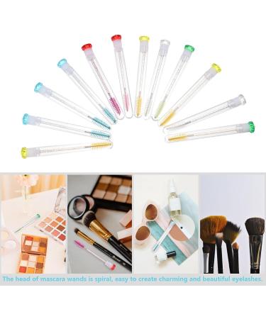 Healifty 12pcs Crystal Eyelash Brush Tube Disposable Containers False Lash Applicator Tool Mascara Brush Gem - Buy Online on GoSupps.com
