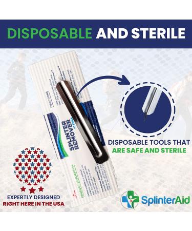 SplinterAid Splinter Remover Kit - Quick & Painless Removal | First Aid Essential for Home, Camping & Travel - Buy Online on GoSupps.com