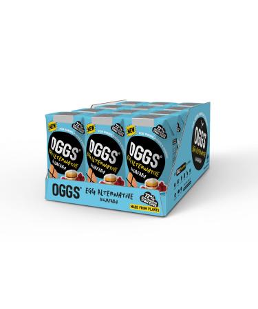 OGGS Aquafaba - Vegan Egg Alternative for Cooking Baking & Cocktails Fat Free Low Cal 200ml (4 Eggs Worth) 12 x 200ml