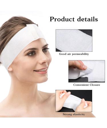 Pimoys 30 Count Disposable Spa Headband for Women - Perfect for Facials, Esthetician Supplies - Stretch Hairband for Skincare - Pack of 1 - Buy Online on GoSupps.com