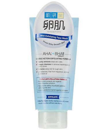 Hada Labo AHA (glycolic acid)/ BHA (salicylic acid) Face Wash 100g Gentle facial cleanser and exfoliator