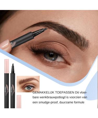Dmuzsoih Brow Definer Pencil Multitip Eyebrow PencilWaterproof Liquid Pen with Angled Brush High Pigment Eyebrow Definer Pencil with Smudge Resistant Cosmetic for Working and Gathering 03 - Buy Online on GoSupps.com