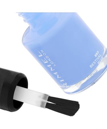Rimmel London 60 Seconds Super Shine by Rita Ora Nail Polish 860 Bestival Blue 8 ml Bestival Blue 8 ml (Pack of 1) - Buy Online on GoSupps.com