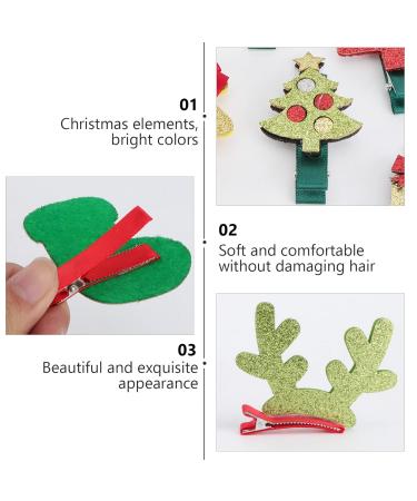 Frcolor 10 Pieces Christmas Hair Clips for Girls & Teens - Cute Barrettes & Hairpins - Perfect Holiday Accessories - Buy Online on GoSupps.com