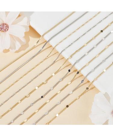 NICENEEDED 12 Strips Metal Nail Art Chains Nail Jewelry Chains with Box Alloy Nail Chains Punk Nail Charms Nail Ornaments Nail Jewels Nail Art Studs for Manicure Decoration - Buy Online on GoSupps.com