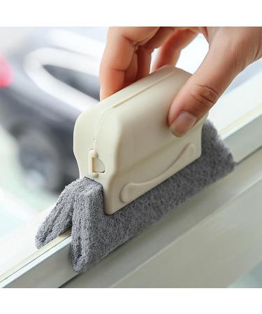 Window Cleaning Kit Window Groove Cleaning Brush 2PCS Labor-Saving Portable Window Track Cleaner Replacement Skirting Board Cleaner for Crevice Blinds Sliding Door Track - Buy Online on GoSupps.com