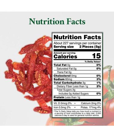 Roland Foods Sun-Dried Tomato Strips - Specialty Imported Food - 2.5 lb Bag - Buy Online on GoSupps.com