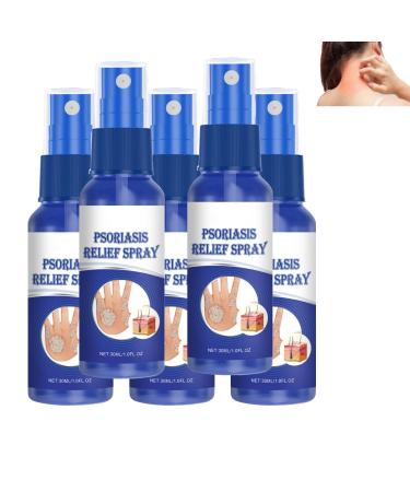 Kfvbbt South Moon Psoriasis Repair Spray 2023 New Professional Psoriasis Treatment Spray Psoriasis Relief Spray Herbal Psoriasis Treatment Spray for Skin Plaque Psoriasis (Color : 5pcs)