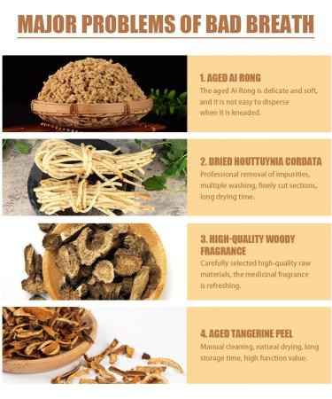 MOUMOUTEN 60pcs Mouth Clear Navel Paste - Natural Mugwort Belly Stickers for Fresh Breath & Oral Care - Buy Online on GoSupps.com