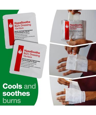 Small HypaSoothe Burns First Aid Kit in Vinyl Wallet - Fully Stocked by Safety First Aid Group - Buy Online on GoSupps.com