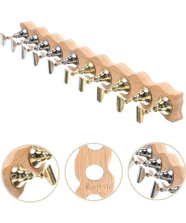 Ipetboom 1 Set Nail Art Base Metal Display Stand Nail Holder for Painting Nails Nail Racks for Nail Art Fake Nail Holder False Nail Stand Fake Nails Nail Tools for Nail Art Log Easel Wooden - Buy Online on GoSupps.com