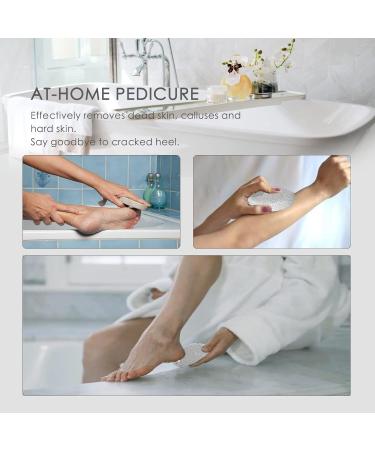 Pumice Stone 2 Pcs - Foot Scrubber for Dead Skin, Calluses, Corns - Hard Skin Remover - Buy Online on GoSupps.com