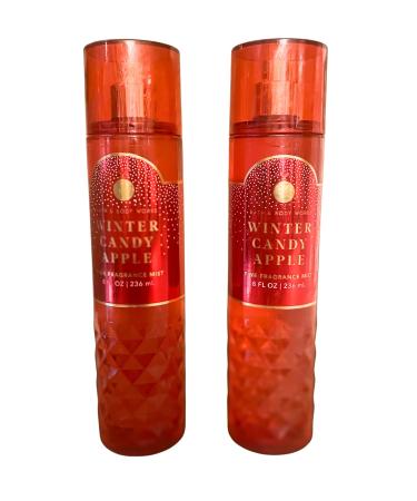 Lick 'er Lips Lip Balm BBW Winter Candy Apple Fine Fragrance Body Mist 2 pack