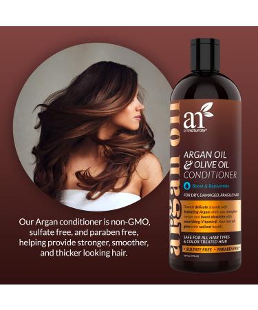 Artnaturals Argan & Olive Oil Conditioner 16 fl oz - Boost & Rejuvenate Hair - Buy Online on GoSupps.com