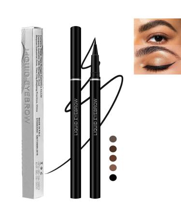 HOUSN 2 in 1 Eyebrow Pencil and Eyeliner Waterproof Eyebrow Pencil Waterproof Liquid Eyeliner Long Lasting Liquid Eyebrow Pencil Creates Natural Looking Eyebrows Effortlessly