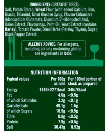 OXO Vegetable Stock Cubes 378g - Full-Bodied Flavour - Pack of 1 - Buy Online on GoSupps.com