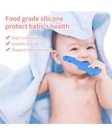 Meartchy 4 Pack Cartoon Guitar Teething Toys for Babies 0-24 Months - Silicone Chew Toy Set - Buy Online on GoSupps.com