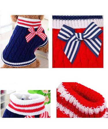 Buy AMAONE Chihuahua Dog Coat - Leopard Bowknot - Rosa - XS 1124debkb | Stylish Knit Jacket for Small Dogs - International Shipping Available - Buy Online on GoSupps.com