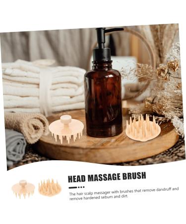 Combined 2-Piece Massage Comb & Shampoo Brush for Women | Silicone Head Scalp Cleaning Tool - Buy Online on GoSupps.com