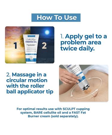 Lure Essentials CelluShape Firming Cream REFILL - Skin Tightening Cream & Cellulite Massager for Thighs and Butt - Buy Online on GoSupps.com