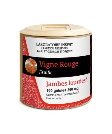 INSPHY Laboratory - Red Vine Food Supplement - Circulation and comfort of legs