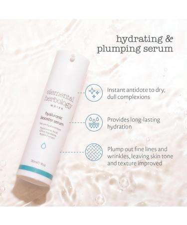 Elemental Herbology Hyaluronic Booster Serum - Intense Hydration Hydrating Face Serum for Dry/Sensitive Skin - Vegan & Cruelty Free - 1.0 fl oz - Buy Online on GoSupps.com