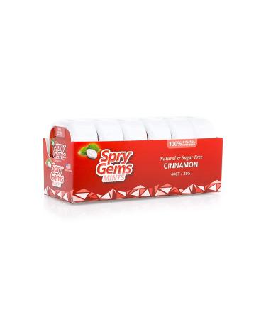 Xlear Spry Gems Cinnamon Mints - 40 Count, 25g | Fresh Breath & Sugar-Free - Buy Online on GoSupps.com