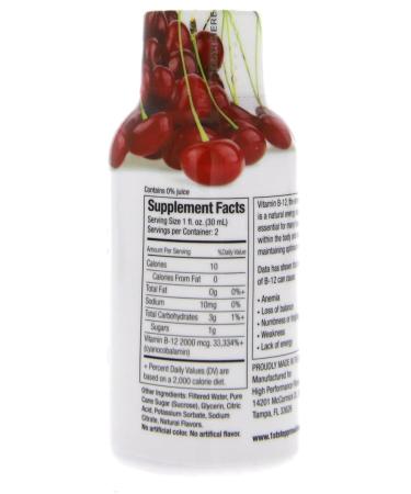 1st Step for Energy B-12 Boost Cherry Charge 12 (2 fl oz) bottles - Buy Online on GoSupps.com
