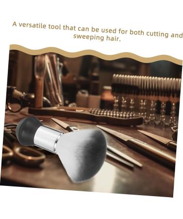 PLAFOPE Barber Brush Neck Brush Barber Hair Cutting Brush Barber Supplies Neck Duster Brush Neck Duster Barber Barbers Brush Haircut Brush Duster Barber Duster Neck Duster for Hair Cutting 14.50X8.50X8.50CM Grey - Buy Online on GoSupps.com