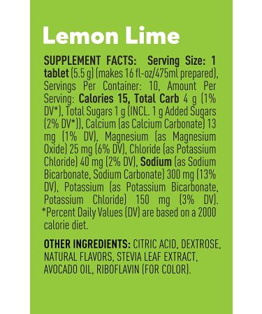 Nuun Sport Electrolyte Drink Tablets Lemon Lime - 40 Count Pack - Hydration Supplement - Buy Online on GoSupps.com