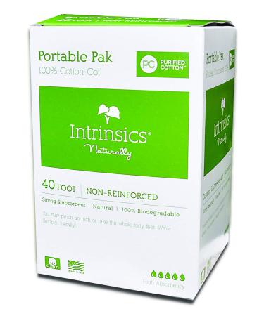 Intrinsics 100602 Portable Pak Cotton Coil  40 foot  Non-reinforced