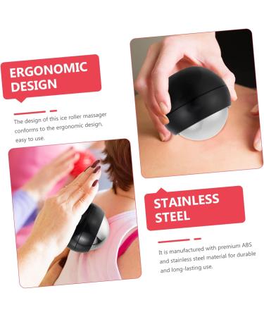 Gatuida 2nd Hand Stainless Steel Cold Massage Roller Ball - Manual Foot Massager & Fitness Device | Eis Rollerball Massage Tool - Buy Online on GoSupps.com