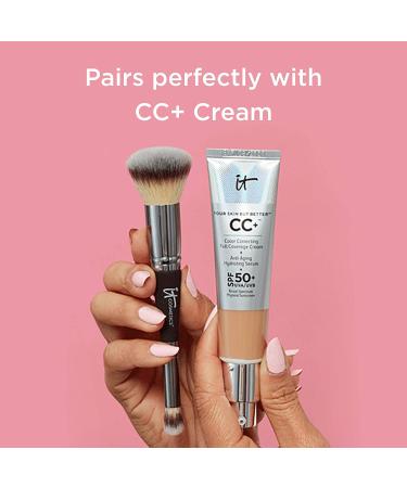 IT Cosmetics Heavenly Luxe Complexion Perfection Brush #7 - Foundation & Concealer Brush | Soft Bristles | Pro-Hygienic | Ideal for Sensitive Skin - Buy Online on GoSupps.com