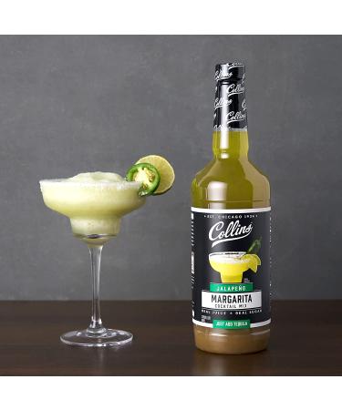 Collins Jalapeno Margarita Mix - Real Jalapeno Puree & Citrus Juices - 32 fl oz - Buy Online on GoSupps.com