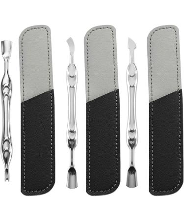 2 In 1 Cuticle Cutter Stainless Steel Cuticle Pusher Double Ended Nails Pusher Practical Cuticle Remover For Manicures - Buy Online on GoSupps.com