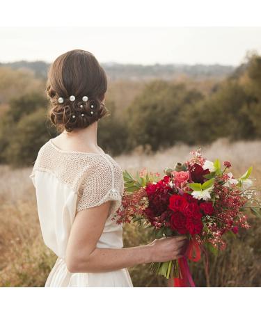 18-Piece Pearl & Rhinestone Wedding Hairpins | Elegant Bridal Hair Jewelry & Hair Accessories - Buy Online on GoSupps.com